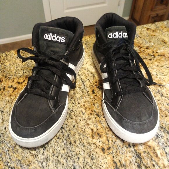 Adidas VS Set Mid Athletic Sneaker Black White Casual Shoes Men\'s Sz 7.5 BB9890 main image 6